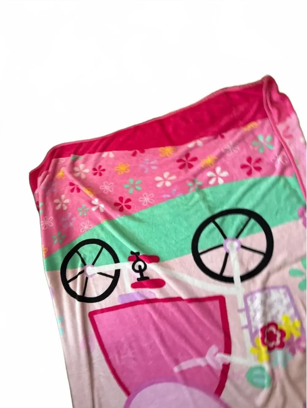 Peppa pig bike blanket plush girls boys kids cartoon [COPY]